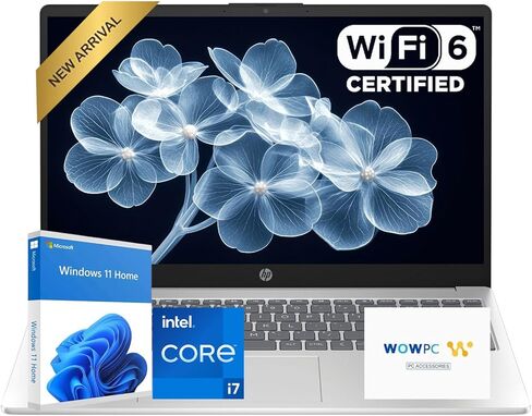 HP 17.3 "كمبيوتر محمول من شاشة اللمس ، 13th Gen Intel 12-Core Ultra 7 255U ، Copilot AI & 12 Tops NPU ، WiFi 6 & BT 5.4 ، 64GB RAM DDR5 & 2TB SSD ، Long Battery Lown ، Win 11 Pro مع 2 في 1 قفص الاتهام ومكافحة المحفوظات المحفوظة. in Saudi Arabia