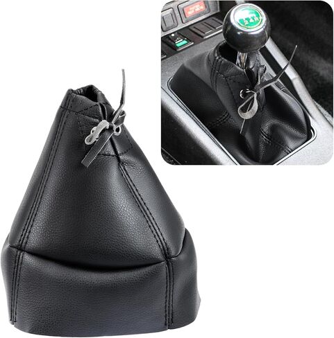 KBH Gear Shift Boot Cover for Nissan Datsun 240z, 260z, 280z, Vinyl Leather Shifter Covering Upholstery, Anti-Scratch, Black in Saudi Arabia