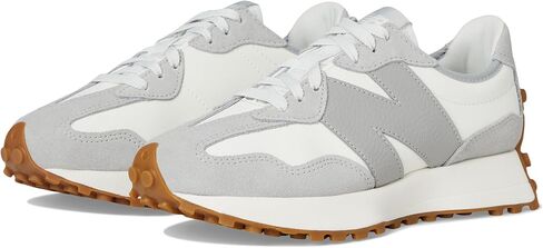 حذاء رياضي نسائي من New Balance 327، رمادي/زيتوني، 8.5 متوسط ​​أمريكي in Saudi Arabia