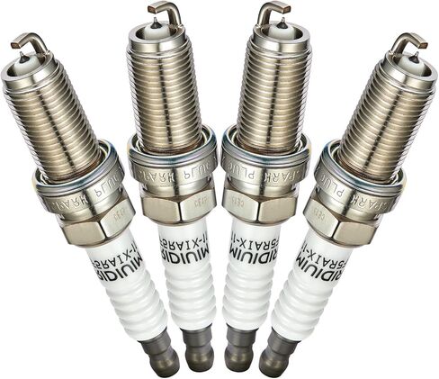 9029 Double Iridium Spark Plugs 4 Pack Compatible With Sentra Rogue Cube Altima Versa Pathfinder QX60 M56 FX50 QX70 1.6L 1.8L 2.0L 2.5L L4 Engine Replacement for 22401JA01B DILKAR6A11 in Saudi Arabia