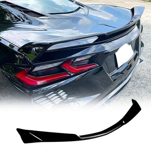 McArcar Kit C8 ألياف الكربون الخلفية المفسد العالي الجناح لشيفروليه Corvette C8 Stingray Z51 2020-2025 2-أبواب المفسد المفسد الخلفي 2 أبواب منفذ جناح in Saudi Arabia