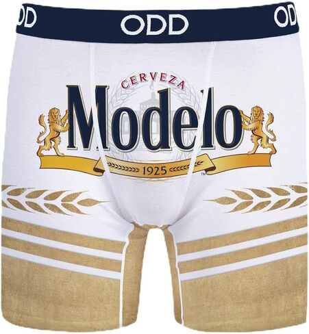 Odd Sox, Modelo Beer Merchandise, Men's Fun Boxer Brief Underwear, Small in Saudi Arabia