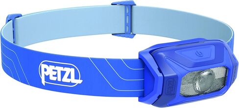 PETZL TIKKINA Headlamp - Compact, Easy-to-Use 300 Lumen Headlamp, Designed for Hiking, Climbing, Running, and Camping - Blue in Kuwait