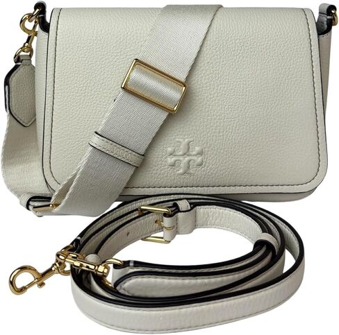 Tory Burch Women's Thea Denim Flap Crossbody Shoulder Bag (Denim/Tory Navy) in Saudi Arabia
