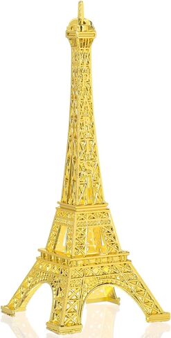 VICASKY 5.90 Inch Metal Eiffel Tower Statue – French Landmark Art Decor for Home, Living Room & Bedroom Centerpieces, Metal Craft Model ​​ in Saudi Arabia