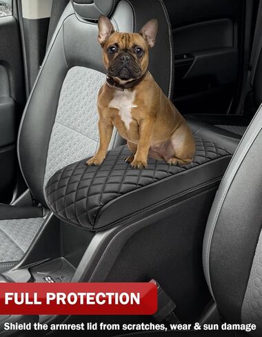 KBH Center Censole Renrest Cover for Chevy Colorado & GMC Canyon 2015 2015 2017 2018 2019 2020 2021 2022 ، Vinyl Leath in Saudi Arabia