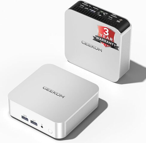 GEEKOM AX7 PRO MINI PC مع AMD RYZEN R9-7940HS (حتى 5.2 جيجا هرتز) ، 32GB DDR5 5600MHz RAM 2TB M.2 NVME SSD ، كمبيوتر صغير مع AMD Radeon 780M Windows 11 Pro/8K 4 Display/WIFI 6E/BT5.2/2.5G LAN in Kuwait