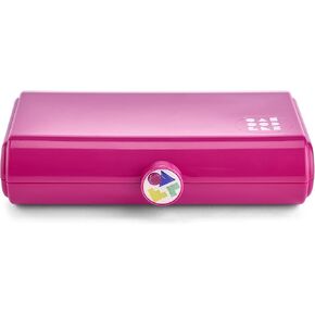 Caboodles Take It Tote ، Crayola Limited Edition Colors ، Magic Mint ، حالة سفر للماكياج مع مرآة كبيرة مدمجة ، صينية تلقائية ، غطاء محظور ، مثالي لمواصفات سريعة على الطريق in Kuwait