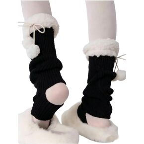 SHENHE المرأة لطيف كابل متماسكة تدفئة الساق Y2k 80s الرقص Kawaii القوس الساق تدفئة التمهيد الجوارب in Kuwait