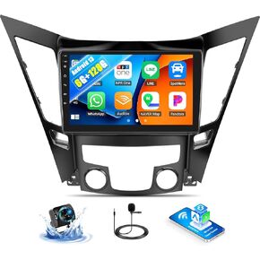 Sixwin Android 13 Car Radio for Hyundai Sonata 2010-2015 مع Apple Carplay Android Auto Mirror Link 26ui Bluetooth 9 بوصة الشاشة اللمس 2g+32g مع GPS التنقل wifi Eq FM كاميرا احتياطية الكاميرا الاحتياطية in Kuwait