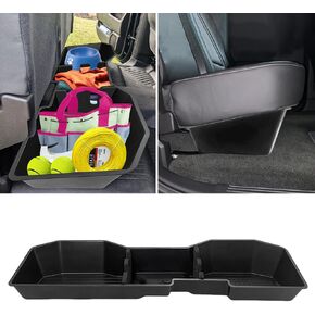 Under Seat Storage Compatible with Chevy Silverado/GMC Sierra 1500 2500 3500 HD (Black, 2020-2024 4-Door Pickup) Automotive Accessory in Kuwait
