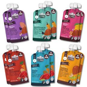 Li’l Hala Jamaican-Inspired Jerk Chicken – Organic Baby or Toddler Food Pouch (6+ Months) – Free-Range Chicken & Organic Vegetables – No Added Hormones – 3.5 oz - Pack of 12 Pouches in Saudi Arabia