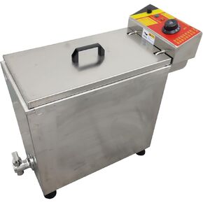 WYDDDARY Commercial Electric Hot Dog Frying Machine Automatic Cheese Sausage Hot Dog Sticks Fryer with 12 Hooks 140-392°F Adjustable Temperature 110V 1800W in Kuwait