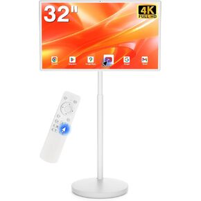 جهاز لوحي ذكي محمول بحجم 32 بوصة ، تلفزيون محمول على عجلات مع كاميرا 4K ، ذاكرة الوصول العشوائي 8G+128G تخزين ، Android 13 OS ، بطارية مدمجة (حتى 8 ساعات) ، دوران دوار كامل ، التحكم عن بُعد الصوت in Kuwait