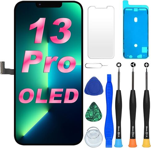 Digi4U OLED لاستبدال شاشة iPhone 16 Pro ، شاشة 6.3 '' FHD COF [NOT LCD] لـ iPhone 16 Pro Display Displizer Assembly ، مع مجموعة أدوات الإصلاح لشاشة iPhone 16 Pro البديلة in Kuwait