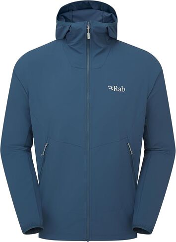 Rab Men's Borealis Hoody Jacket - Lightweight Water-Repellent Softshell Coat for Hiking & Climbing in Kuwait