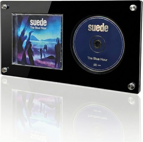 Acrylic CD Picture Frame, CD Frame Display Case, Signed CD Display Frame, CD Wall Display for Discs and CD Box (Clear) in Saudi Arabia