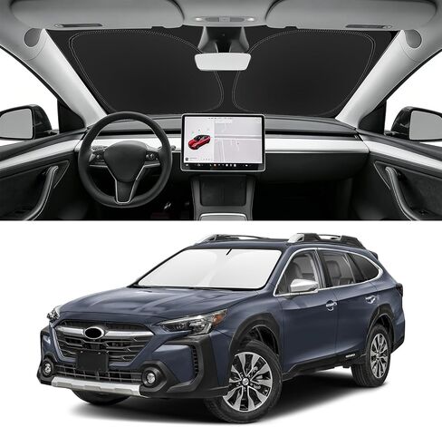 Sun Shade Windshield Sunshade for 2014-2020 Nissan Rogue (NOT for Rogue Sport & 2021 Rogue 3rd Gen. T33) Windshield Cover, Window Sun Visor 240T Shield Blocks UV Ray Summer Must Have Car Accessories in Kuwait