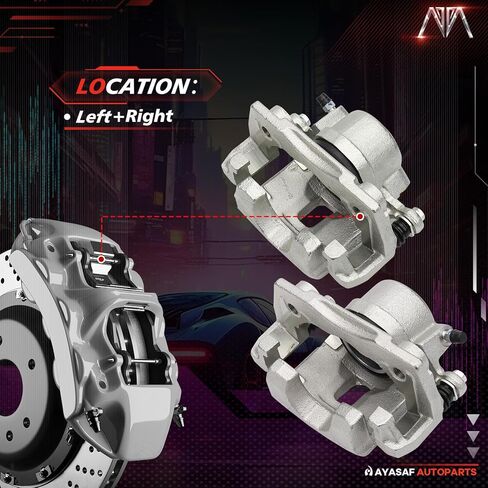MAYASAF 18B4736+18B4737 Front Disc Brake Caliper Left+Right Caliper for Chevy Tracker 1999-2004, for Suzuki Vitara 1999-2004 in Saudi Arabia