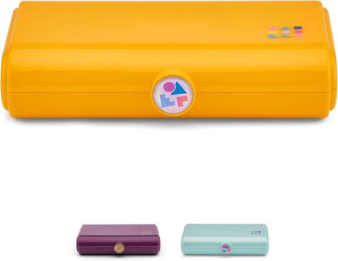 Caboodles Take It Tote, Crayola Limited Edition Retired Colors, Magic Mint, Makeup Travel Case with Large Built-In Mirror, AutoOpen Tray, Snap-Tight Lid, Ideal for Quick Touch Ups On The Go in Kuwait