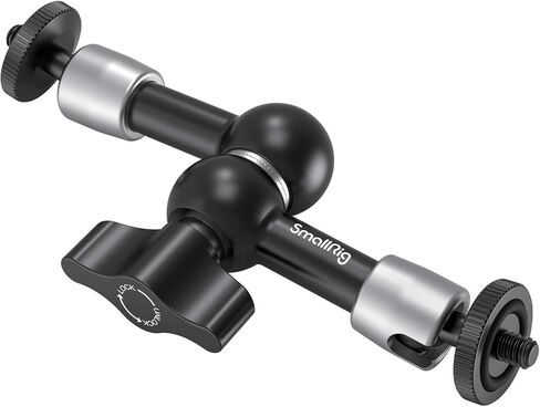 الذراع السحري SmallRig 7 '' مع 1/4 "-20 مسامير ودبابيس محملة بنابض ، سعة تحميل 1.5 كجم ، رأس الكرة المزدوج 360 درجة ، تصميم غير انزلاق للكاميرات/الأضواء/الشاشات/MICs-5308 in Kuwait