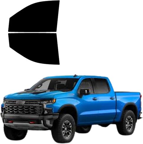 Precut Tint Kit Film Nano Carbon Film for Chevy Silverado 2019-2025 1500 Crew Cab Driver Windows Computer Computer to Silverado Windows مخصصة (20 ٪ من ظهورهم) in Kuwait