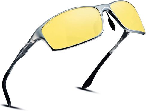 Night Driving Glasses, Anti Glare Polarized Safety Yellow Glasses for Men Women in Saudi Arabia