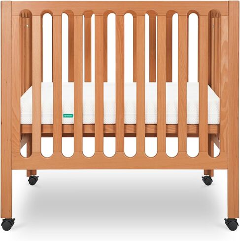 Newton Baby Galileo Mini Crib Natural, Mattress Included in Saudi Arabia