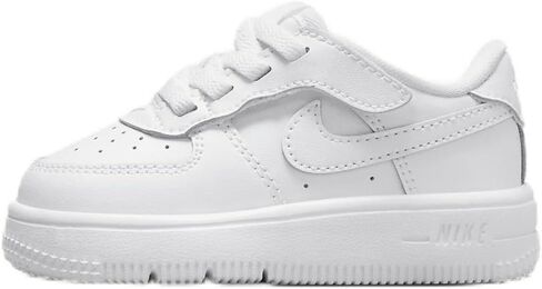 Nike Force 1 Low Easyon Baby/Toddler Shoes (FN0236-111 ، White/White/White) Size 7 in Saudi Arabia