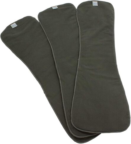 تسرب Master Charcoal Fleece Come Comper Iserts/Bosters - 3 Pack - Size 2 - إدراج زيادة الامتصاص بشكل عام in Kuwait