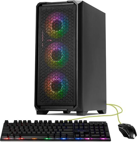 Yeyian Tanto AI Gaming Desktop - AMD Ryzen 7 9700X 5.5 GHz | RTX 5070 12GB GDDR7 | 32GB DDR5 RGB 6000MHz | 2TB Gen4 NVME SSD | B650 Wi-Fi | 750W 80+ الذهب | اربح 11 منزلًا للبرج المُصنَّف مسبقًا in Kuwait