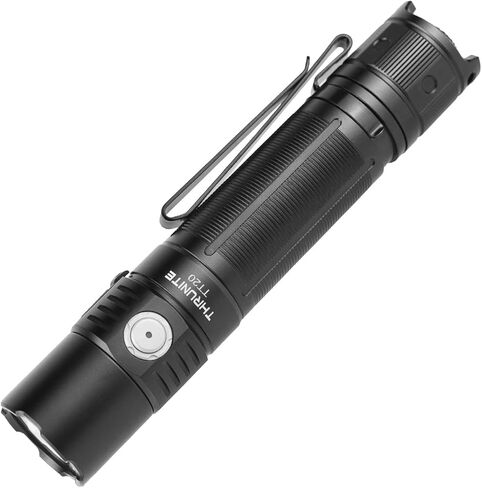 ThruNite TT20 Tactical Flashlight, Customized Verison with The Outsider, High 2010 Lumens, Long 305 Meters Beam Distance, USB-C Rechargeable Flashlight Compact for Hunting, Hiking - Desert Tan CW in Kuwait