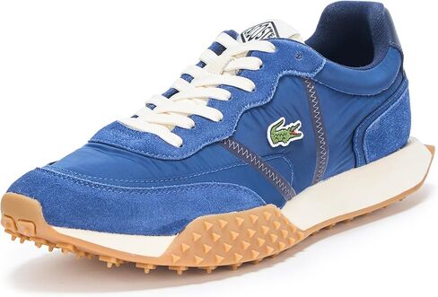 Lacoste Mens L-Spin Deluxe Sneaker, NVY/DK Gry, 8 in Saudi Arabia