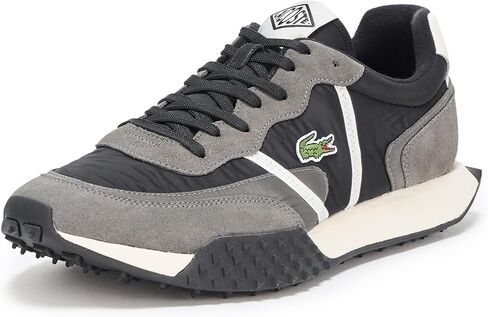 Lacoste Mens L-Spin Deluxe Sneaker, NVY/DK Gry, 8 in Saudi Arabia