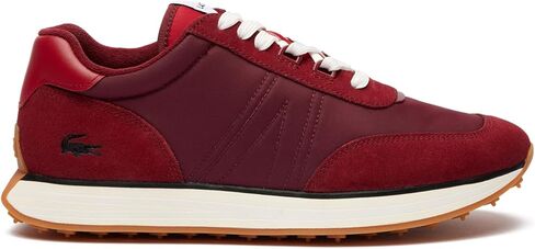 Lacoste Mens L-Spin Deluxe Sneaker, NVY/DK Gry, 8 in Saudi Arabia