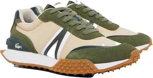 Lacoste Mens L-Spin Deluxe Sneaker, NVY/DK Gry, 8 in Saudi Arabia