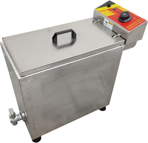 WYDDDARY Commercial Electric Hot Dog Frying Machine Automatic Cheese Sausage Hot Dog Sticks Fryer with 12 Hooks 140-392°F Adjustable Temperature 110V 1800W in Kuwait