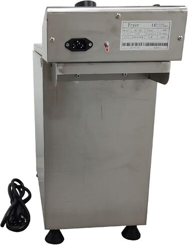 WYDDDARY Commercial Electric Hot Dog Frying Machine Automatic Cheese Sausage Hot Dog Sticks Fryer with 12 Hooks 140-392°F Adjustable Temperature 110V 1800W in Kuwait