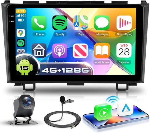 4 Core+64g ترقية Android 13 Stereo للسيارة لـ Honda CRV 2007-2011 ، Carplay Android Auto ، 9 بوصات ، GPS ، WiFi ، Bluetooth ، SWC ، كاميرا احتياطية in Kuwait