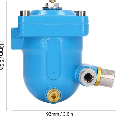 Automatic Drain Valve, Pneumatic Air Compressor Low Loss Drain Condensate Filter Drain Float, Aluminum Alloy Case Rustproof Water Drainer(Drainer) in Saudi Arabia