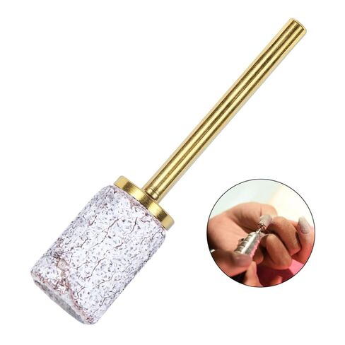 Baluue 100pcs Nail Sanding Bands for Nail Art and Manicure Polishing Sleeves for Electric Drill Suitable for Natural and Grey in Saudi Arabia