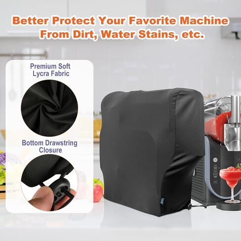 Beautyflier Slushie Machine Dust Cover Compatible with Ninja Slushie FS299/FS300/FS301/FS301C Frozen Drink Maker, Premium Lycra Fabric, Dustproof & Water-Splash Proof (Cover Only) in Saudi Arabia
