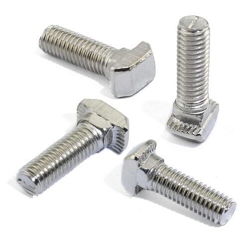 Metric M8 x 40mm Thread T Slot,Drop-in Bolt T-Bolt,Hammer Head Bolt,T Screw Stud for 4545 Series Standard 10mm T-Slot Aluminum Extrusion Profile,Carbon Steel Nickel Plated (4545 Series,15Pcs) in Saudi Arabia