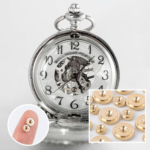 Framendino, 24 Pack Brass Clock Hand Nut Assortment OD 5, 6, 10mm for Wall Mantel Clocks Hands Part Replacement in Saudi Arabia