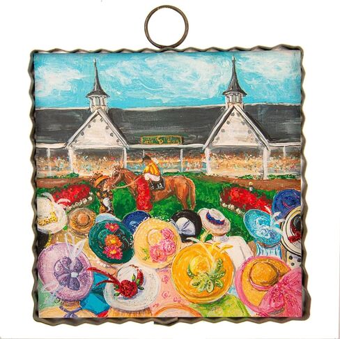 مجموعة Round Top Collection مبطن وشجاعة - الجدار المعدني الوطني معلق يتميز بتصميم علم المرقاء - باب ريفي أمريكانا أو ديكور المدخل in Kuwait