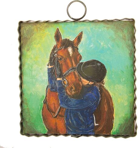 مجموعة Round Top Collection مبطن وشجاعة - الجدار المعدني الوطني معلق يتميز بتصميم علم المرقاء - باب ريفي أمريكانا أو ديكور المدخل in Kuwait