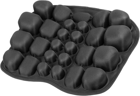 Car Seat Cushion for Long Driving & Office Chair Inflatable Cushion - Wheelchair Comfort Air Cushion -Travel Pillow for Sedentary Work - Portable Adjustable Air Pressure - Black in Saudi Arabia