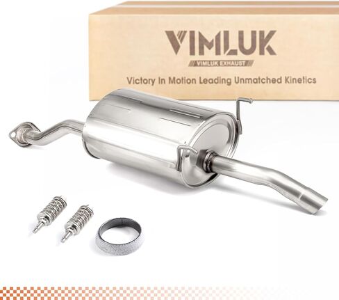 54882 Exhaust 409 Stainless Steel Exhaust Muffler Compatible for 2012-2015 Honda Civic Gasket and Spring Bolt Kit Included(VK-HC09) in Kuwait