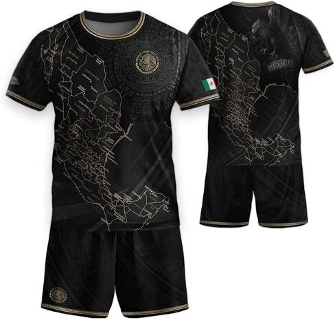 GritSon Mexico Soccer Jersey Kids, Mexico Jersey Kids, Mexican Soccer Jerseys for Kid, Mexican Jerseys for Kid in Saudi Arabia
