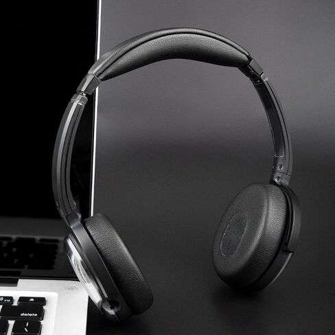 وسائد أذن Soulwit + لوحة رأس ، مجموعة بديلة لسماعات Bose QuietComfort 3 (QC3) (لا تتناسب مع OE1) - أسود in Saudi Arabia